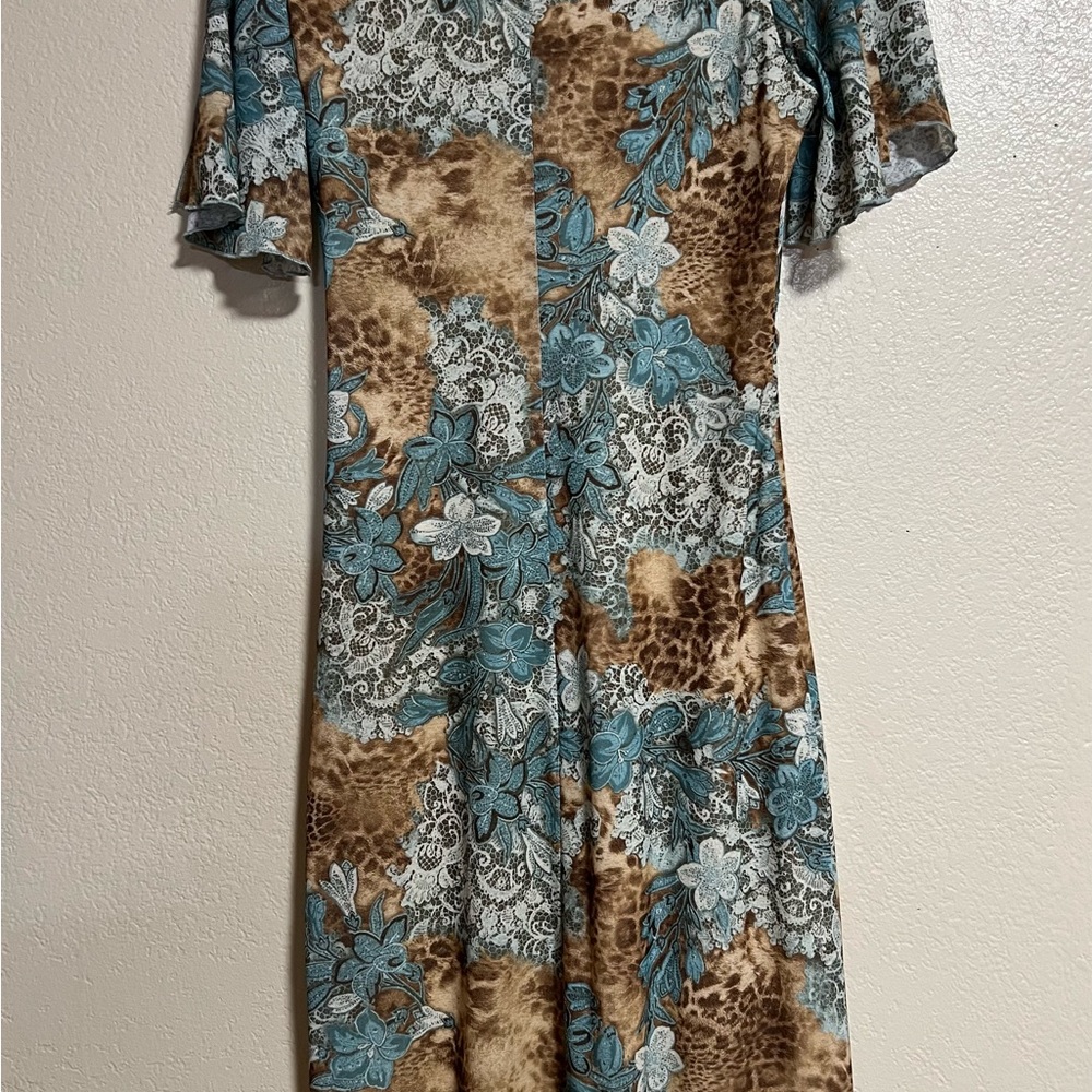 Mardee women dress size S 100% poliester hand wash - Picture 3 of 5